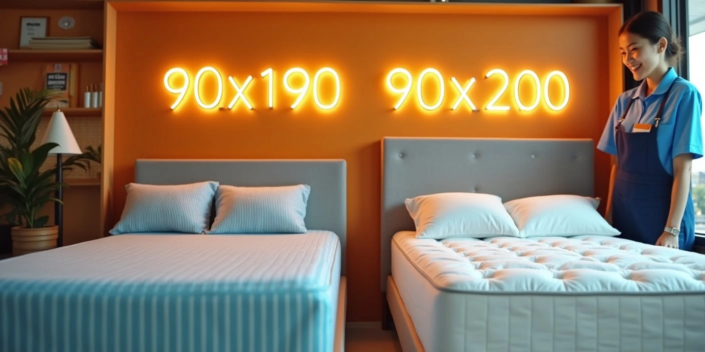 Matelas 90x190 vs 90x200 