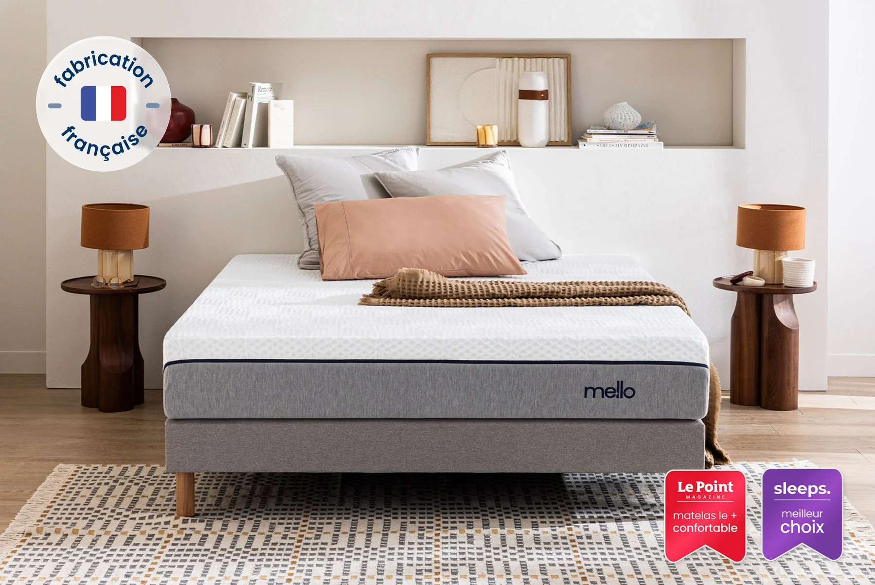 Le meilleur matelas anti-acarien qualité/prix : Mello