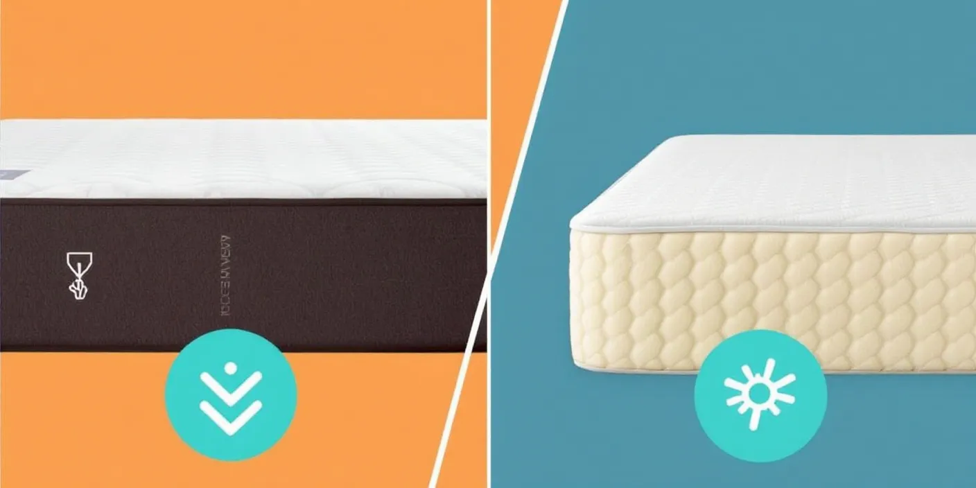 La différence entre un matelas latex vs ressorts