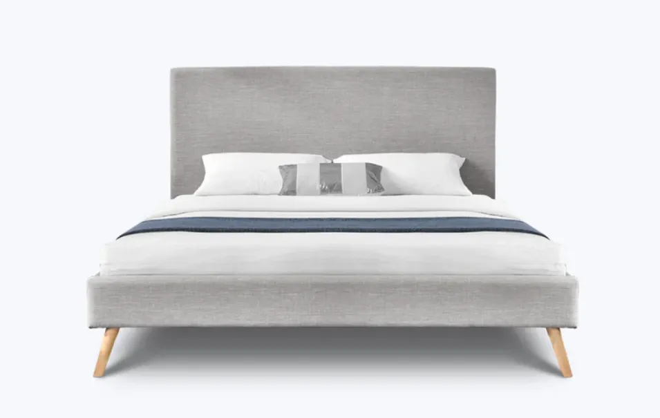 Slome ex-Hypnia Lit Scandinave peuplier rapport qualité prix tête de lit incluse