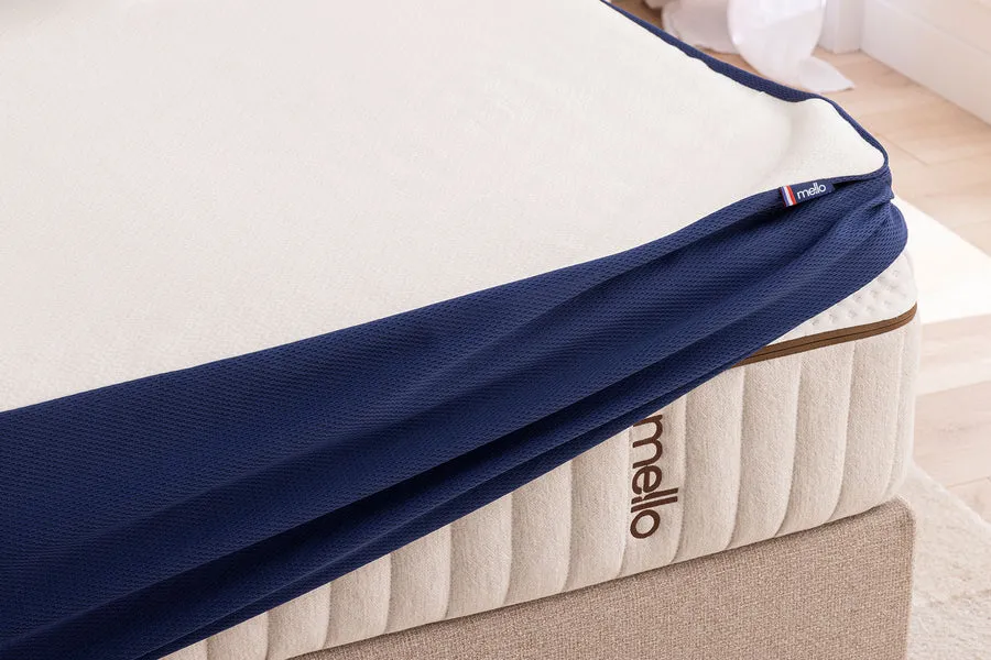 Mello Micromat protège-matelas imperméable TPU silencieux anti-acariens