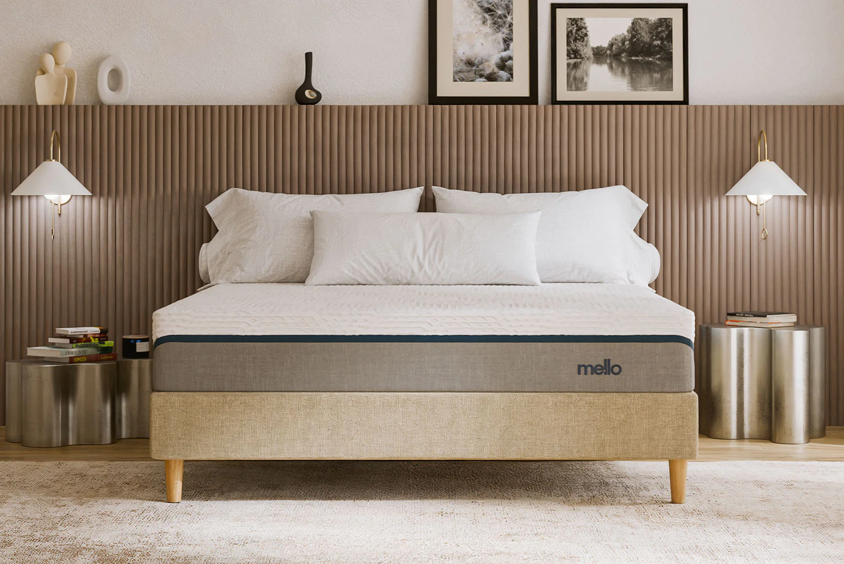Mello sommier tapissier en kit, montage sans outil
