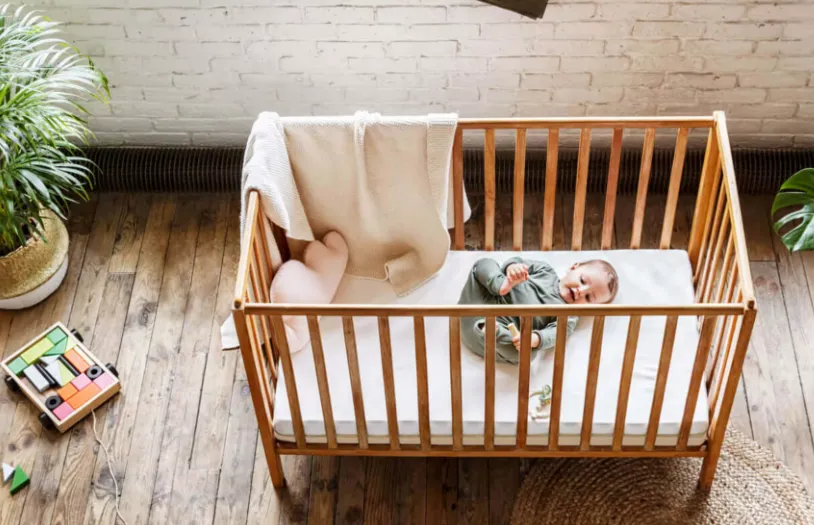 Kipli Matelas Bébé Essentiel, latex naturel sur ressorts ensachés